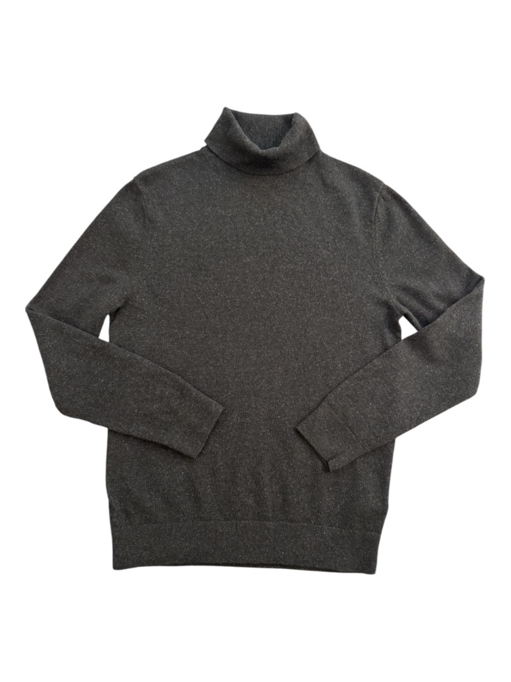 COS Black Wool Yak Blend Turtleneck Sweater Womens Small Roll Neck Knit Pullover